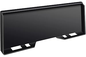 Hasopy 1/4” Thick Quick Attach Universal Skid Steer Mount Plate, Heavy Duty Attachment Steel Mount Plate Transforms Steel Loader Plate Skid Steers and Tractors