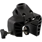 Scotty 0449 Portable Nylon Clamp Mount with 241 Side Deck Mount,Black | Fishing Accessory, Rod Holder Mount, Heavy-Duty Nylon, Non-Permanent Mounting Solution for Small Boats