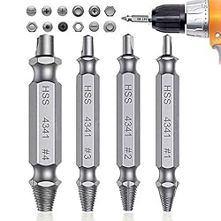 Damaged Stripped Screw Extractor Kit for Broken