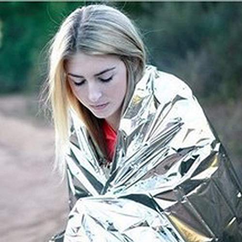 Tcplyn Lifesaving Blanket Emergency Blanket Outdoors Waterproof Throw Blanket Outdoor Product For Traveling, Camping, Hiking