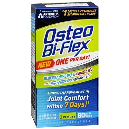 Osteo Bi-flex 60 Count 1500 Mg Glucosamine HCI & Vitamin D3 (1 Per Day)