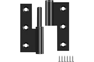 MOZCORN 6 Pack Lift Off Hinge 3IN Removable Hinges,Stainless Steel Door Hinge,H Hinges for Indoor Outdoor DIY Projects Replac