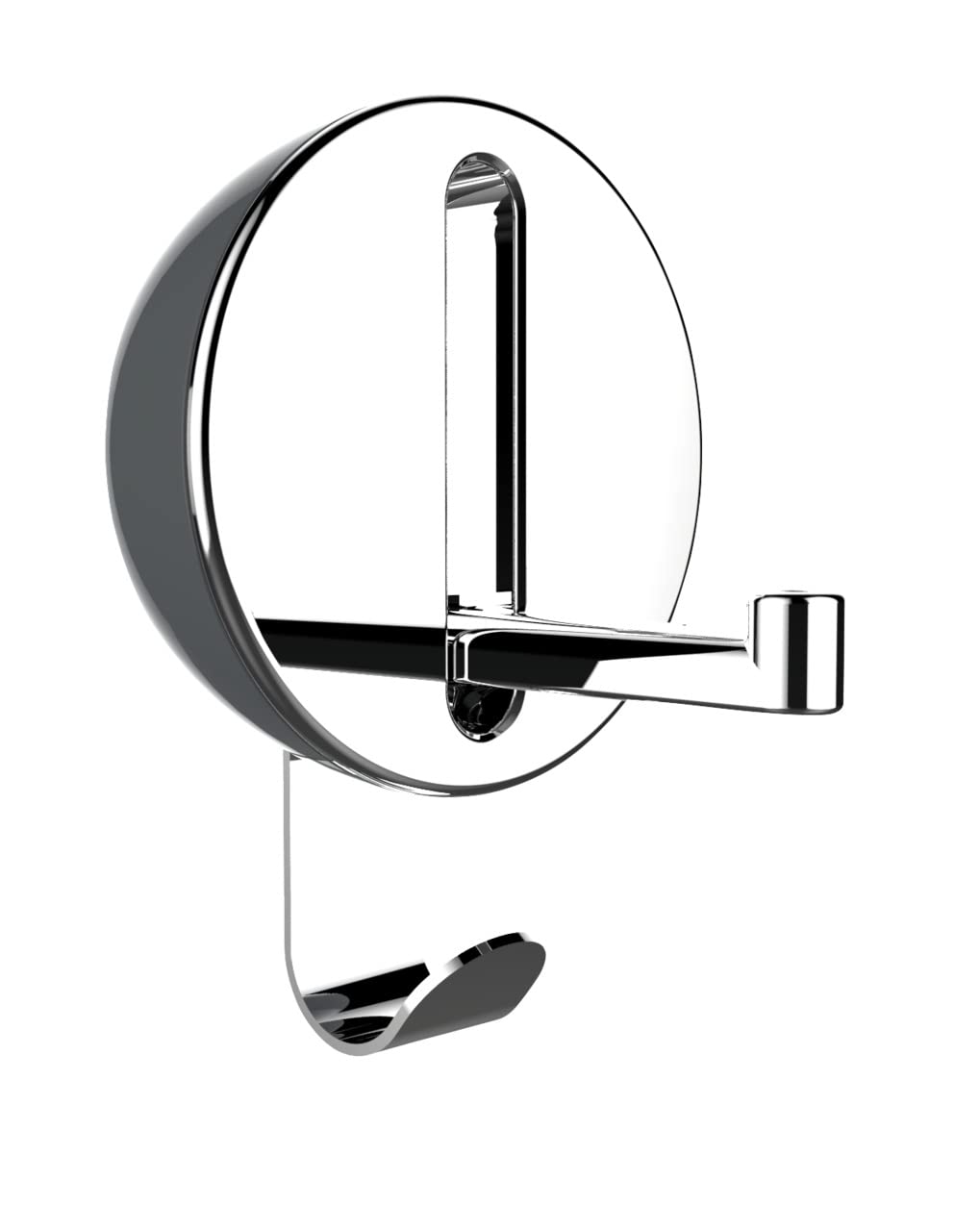 WENKO 50576100 Hook Dark Grey, 8 x 12 x 2.5 cm