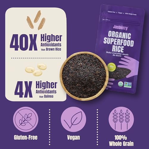 JASBERRY, RICE JASBERRY SUPERFOOD ORGANIC, 15 OUNCE