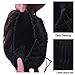 FESHFEN Bridal Hair Bun Updo Scrunchy Scrunchie Hairpiece Wig Hair Ribbon Ponytail Extensions Clips Straight Drawstring Hair Chignons Topknot Knot-4# Medium Brown