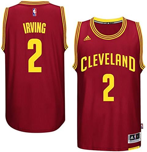 Irving Men's #2 Burgundy Swingman Road Basketball Jersey Medium