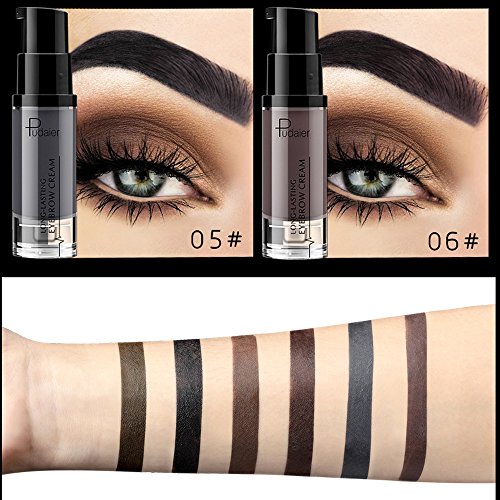 Oksale 6 Colors Makeup Tool Mascara Long Lasting Waterproof Brow Tinted Eyebrow Cream (05#) - Thumbnail 4