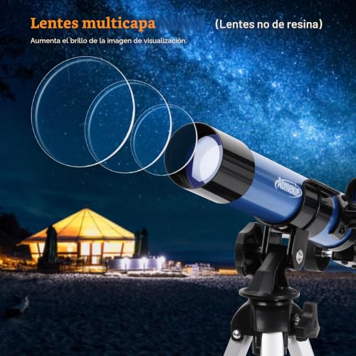 Aomekie Kids Telescope with Table Tripod, 32X Moon Observation Telescope for Kids, Great for Beginners and Foster Astronomical Interest
