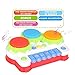 TINOTEEN Baby Toys for 1 Year Old Toddler, Piano & Drum Musical Instruments Toys for 6, 12 Months Infant