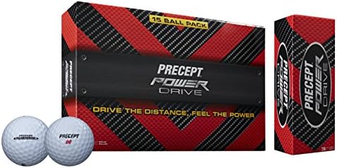 Precept Power Drive Golf Balls - 15 Pack #1-#4 15-Ball Pack