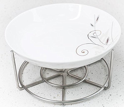 Z ZICOME Stainless Steel Steam Rack Stand Steaming Trivet, 6" Diameter, 2.75" High 6 Z ZICOME Stainless Steel Steam Rack Stand Steaming Trivet, 6" Diameter, 2.75" High - Image 7