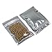 PABCK 200 Pack 2.3x3.9 inch (Inside Size 1.9x2.5 inch) Clear Front Resealable Heat Seal Bags for Zip Bulk Food Storage Lock Bag Reclosable Airtight Foil Pouch Zipper Lock Packaging with Tear Notches