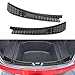BASENOR Tesla Model 3 Rear Trunk Bumper Protector Guard Stainless Steel Black Titanium