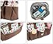 SoHo Canvas Diaper Tote Bag 7pc, Brown Owls