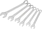 Draper Redline 10-17mm 6pc Metric Spanner Set Chrome Vanadium