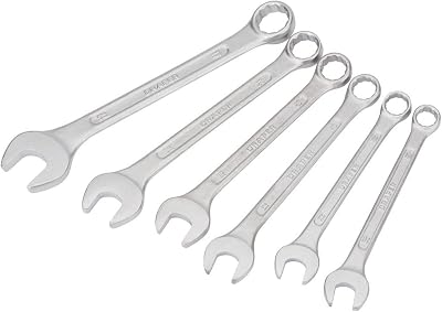 Draper Redline 10-17mm 6pc Metric Spanner Set Chrome Vanadium