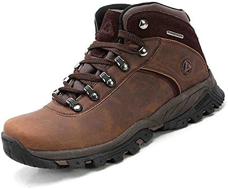 Men's Outdoor Hikiing Waterproof Shoe Brown US12