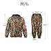 DoCred Ghillie Suit for Men, 3D Lightweight Hooded Camouflage Ghillie Breathable Hunting Suit