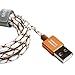 Mobile Undead [Apple MFi Certified] Lightning to USB-A Braided Cable, 5 Feet for iPhone 14/13/12/11 Pro Max Plus Mini XS XS Max XR X 8 8 Plus 7 7 Plus iPad Pro Air Mini iPod (Mummy)