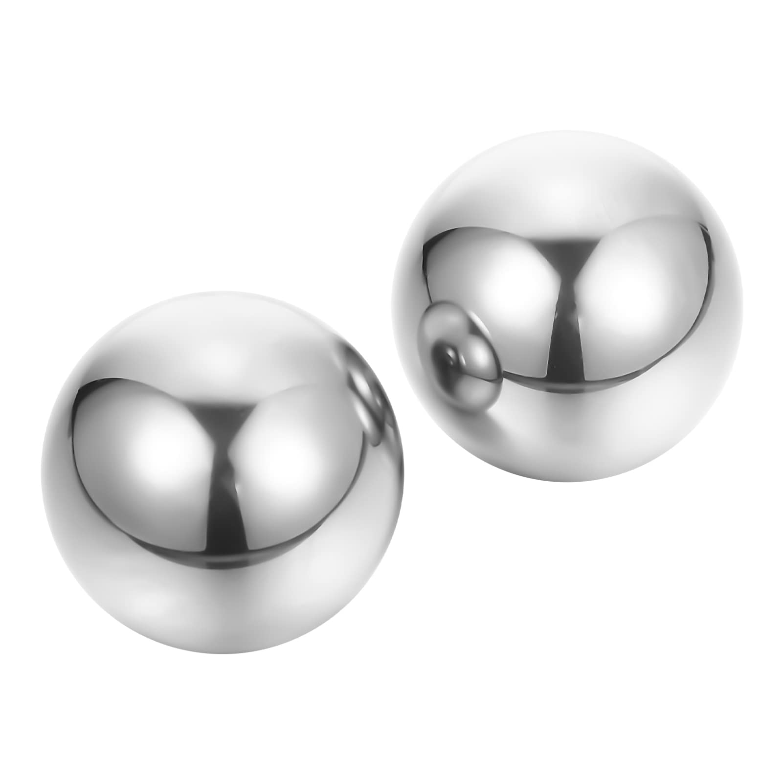 Artibetter Stainless Steel Baoding Balls 2Pcs Hand Massage and Health Care Balls for Stress Relief and Muscle Relaxation