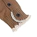 Mosunx (TM) Kids Girl Crochet Knitted Lace Boot Cuffs Toppers Leg Warmer Socks (Khaki)
