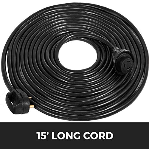Mophorn RV Shore Power Extension Cord 15FT 30 AMP Weatherproof Heavy
