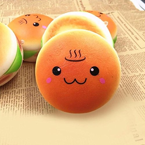 image for Squishy Slow Rebound Toys, Balakie 10cm Squishy Hamburger Lovely Bread
