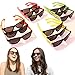 Neon Sunglasses - 80’s Retro Vintage Party Sunglasses for Kids - 12 Pairs | Assorted Children’s Rave Shades Party Pack 12 Pack | Cool Novelty Plastic Eyewear for all Occasions - 12 Pcs