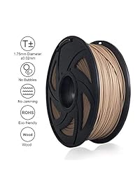 Filamento de impresión 3D de madera de 0.069 in, 2.2 lbs   Madera 1 rollo