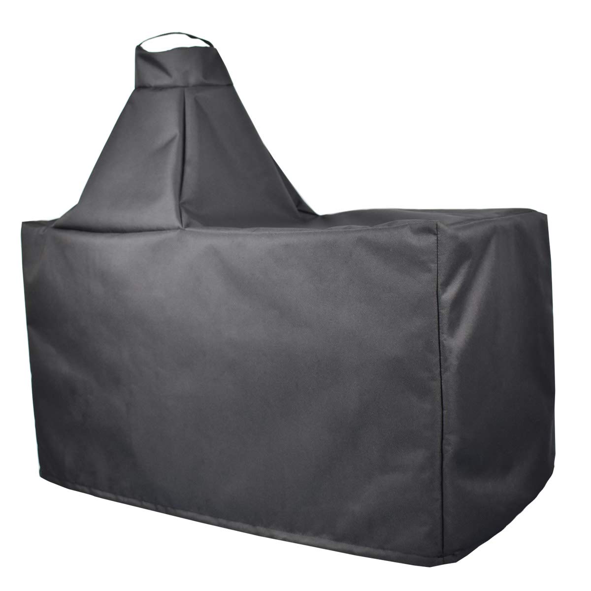 Mini LustrousGrill Cover Compatible with Large Big Green Egg, Large Ceramic Egg Type Kamado Table Cover, Waterproof Weather Resistant Cover, 60" L-27 W-31 H, Large(Black)