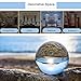 Lulonpon Crystal Ball,3.15in Lens Crystal Balls for Photography Accessories, K9 Crystal Sphere Ball, Decorative Ball with Crystal Stand and Wiping Cloth,Photography Gifts for Photographers