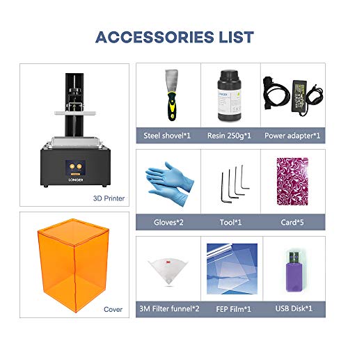 LONGER-Orange-30-Impresora-3D-LCD-de-Resina-con-2K-de-Alta-Resolucin-Iluminacin-LED-Paralela-120-x-68-x-170-mm-Tamao-de-Impresin-Grande-con-250g-de-Resina-y-una-Pelcula-FEP