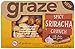Graze Natural Spicy Sriracha Crunch Snack with Sriracha Peas, Roasted Cashews, Baked Salted Peanuts and Garlic Sesame Sticks, Healthy, Tasty, Natural Nut Trail Mix, 1.3 Ounce Box, 9 Pack