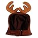 Jocestyle Holiday Antler Headband Pet Dog Cat Hat Puppy Christmas Holiday Cosplay Costume Coffee (Style A)