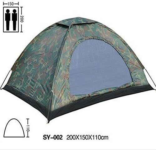 Camping tent 2 Person 3 Season Camouflage Dome Tent Easy Setup Outdoor Tent for Camping Hiking with Carry bag