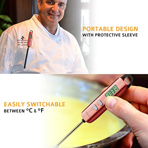 image for Meat Thermometer, Topelek Digital Cooking Thermometer, Super Long Prob
