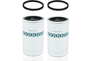 ZELYVER 2Pcs HHTA0-37710 HC-37710-2 Hydraulic Filter Compatible with Kubota B, L, M, MX Series Compact Tractor B20 B21 L2900 L3130 M110DTC - M110FC MX5100DT MX5000SU Replaces BT8488 33960-82630
