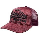 Superdry Vintage Logo Trucker Mens Cap Red