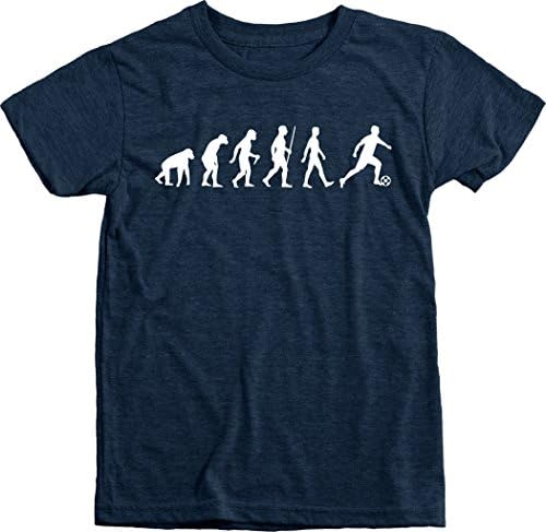 Evolution of A Soccer Player Kids Tri-Blend Crew Neck T-Shirt