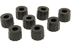Redneck Trailer Supply Redline SP05-080 2-Piece Nylon Bushing - 9/16 Inch Inner Diameter - 1-5/16 Inch Outer Diameter - 2 Inch Long - 4 Pack