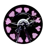 Bike Wheel Lights Led Waterproof Bicycle Tire Valve Lamp Battery Powered 15 Shining Modes Bicycle Safety Warning Tire Lamp Glow in The Dark Cool Safe Accessories