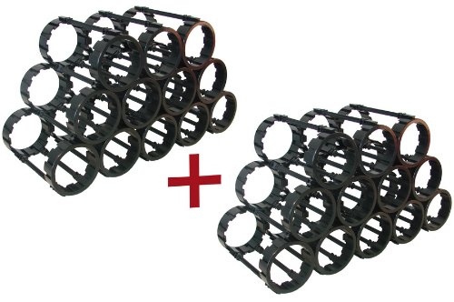 Range Bouteille modulable  casier rangement bouteilles de vin  10 modules 