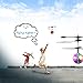 PTHTECHUS RC Flying Ball Kids Toys - Mini Infrared Induction Flying Helicopter Drone with Flashing LED Lights Rechargeable Games Toys Balls for Indoor/Outdoor Birthday Favor Boys Girls Adults