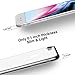 RANVOO iPhone SE Case 2020, iPhone 8 Case, iPhone 7 Case, Clear Soft Slim Thin Case Premium Flexible Chrome Bumper Transparent TPU Back Plate Gel Cover Apple iPhone SE (New)/ 8/7 (Crystal Silver)