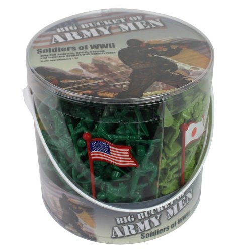 image for SCS Direct Army Men Action Figures - 200+ WWII Toy Soldiers - 26 Uniqu