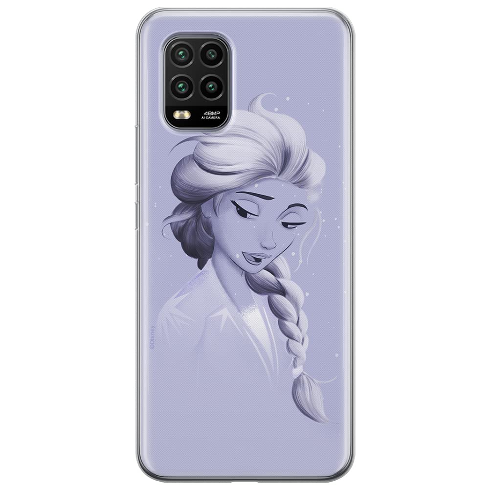 ERT GROUP mobile phone case for Xiaomi MI 10 LITE original and officially Licensed Disney pattern Elsa 013 optimally adapted to the shape of the mobile phone, case made of TPU
