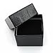 Marimor Jewelry Men's 1 Carat Olivine Green Cubic Zirconia Stainless Steel Black Ion Plated Ring