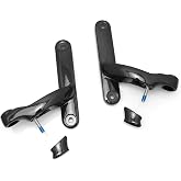 For harley street glide fog passing light kit LED motorcycle fog Auxiliary Lighting Bracket for harley davidson spot light bracket (Bracket + Mounts -Gloss Black)