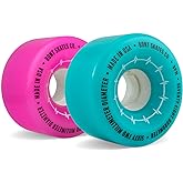 Bont Skates BPM Quad Roller Skate Outdoor Wheels - Suitable for Recreational Skating Asphalt Sidewalk Boardwalk Street - 62x35mm 78A, Made in USA (Gamma Blue - Set of 4 wheels)