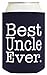 Best Aunt and Uncle Ever Gift Set 2 Pack Can Coolies Drink Coolers Magenta and Navy